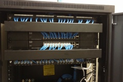 Installing a network rack | Hampton, VA